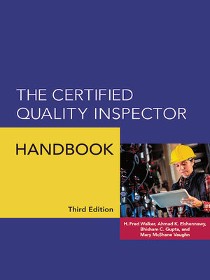 cover image of The Certified Quality Inspector Handbook